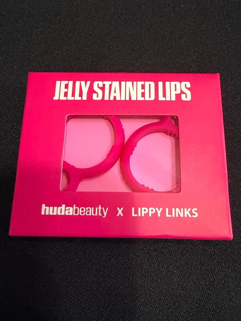 huda beauty Jelly Stained Lips Lippy Links - Holds Lip Product and Lip Liner New